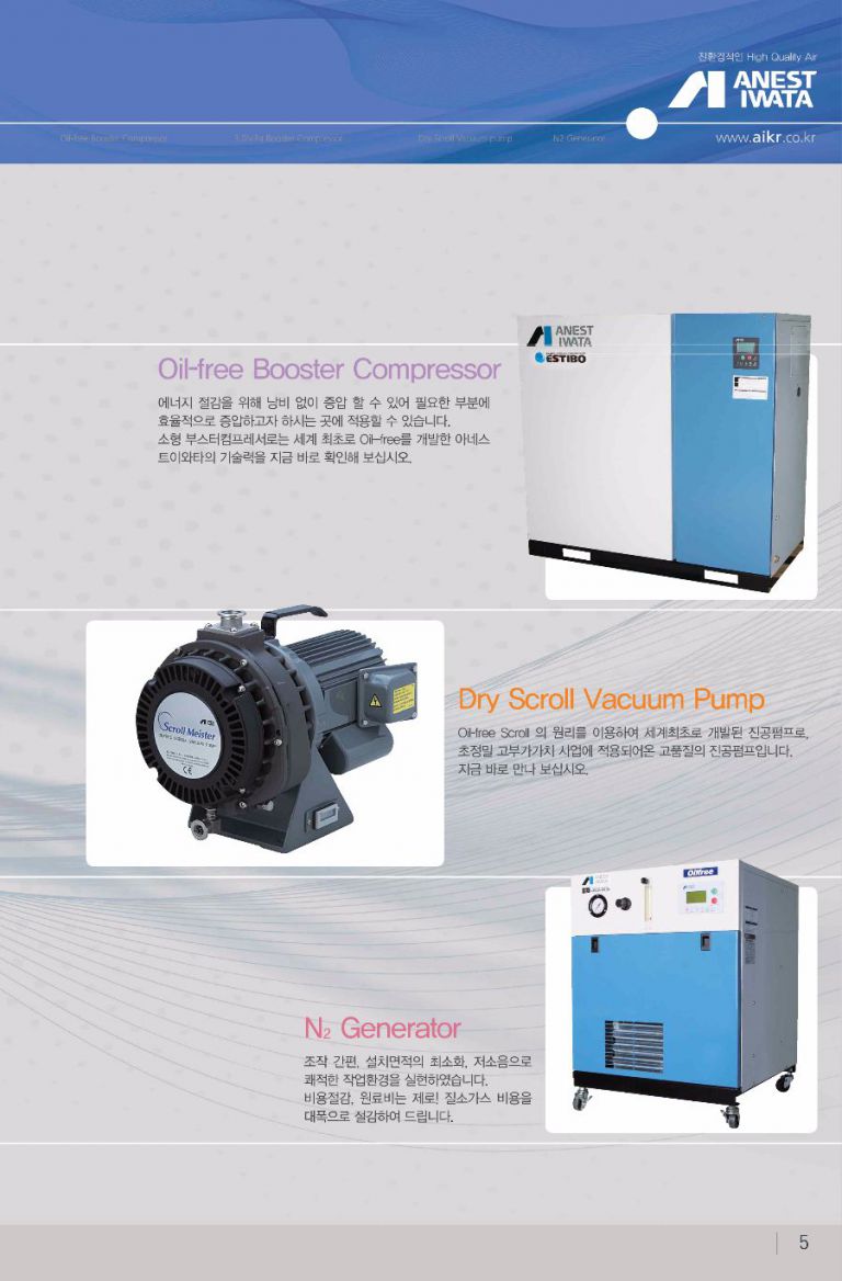 OIL-FREE AIR COMPRESSOR