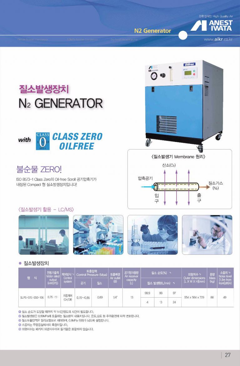 OIL-FREE AIR COMPRESSOR